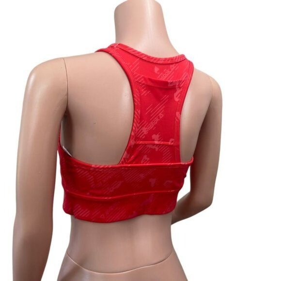 Reebok Running Essentials High-Impact Sport Bra Dynamic Orange Neon Women’s SZ M - Picture 5 of 9